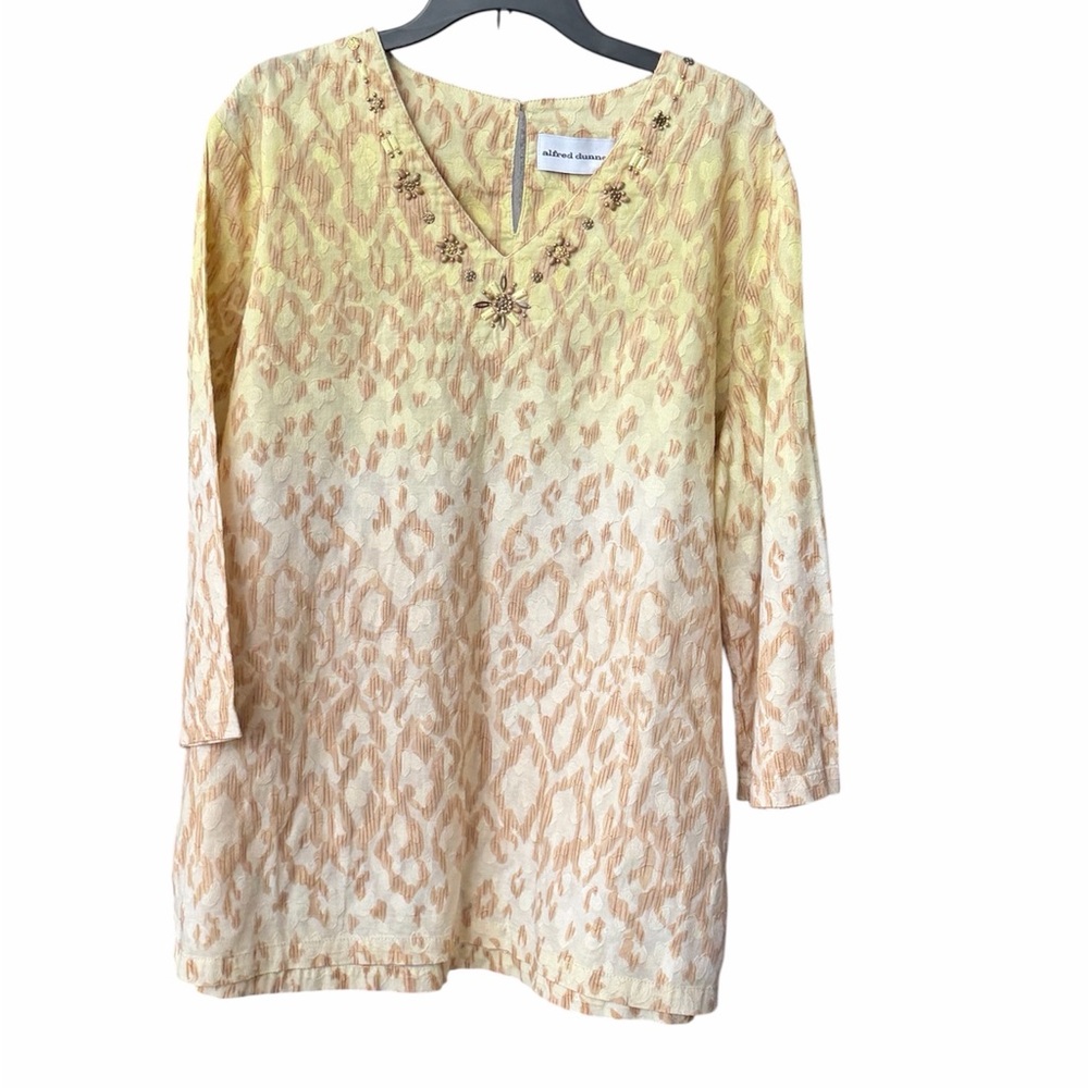 Alfred Dunner Sunlit Leopard Tunic - Picture 2 of 8